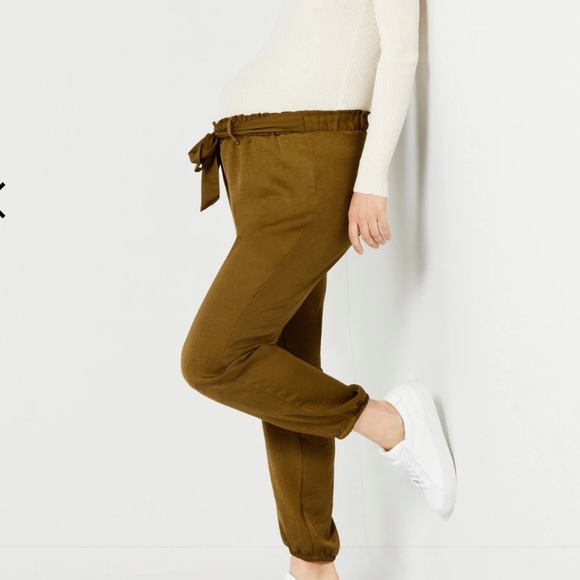 UNDERBELLY CHARMEUSE JOGGER MATERNITY PANT - Picture 10 of 11